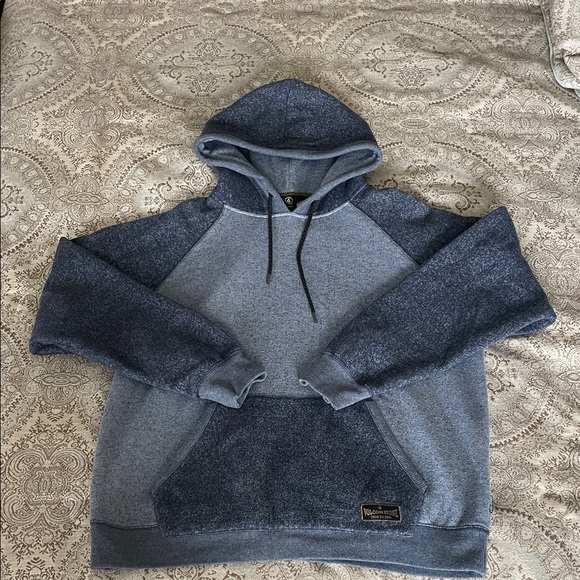Volcom Blue and Gray Hoodie - Picture 1 of 6